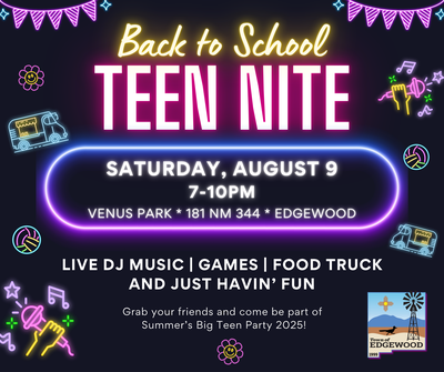 Teen Nite Aug 9