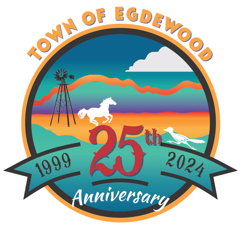 edgewood new mexico's 25th anniversary celebration logo